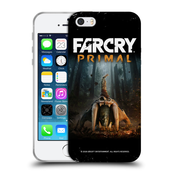 Far Cry Primal Key Art Skull II Soft Gel Case for Apple iPhone 5 / 5s / iPhone SE 2016
