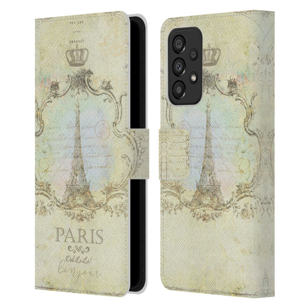 Jena DellaGrottaglia Assorted Paris My Embrace Leather Book Wallet Case Cover For Samsung Galaxy A33 5G (2022)