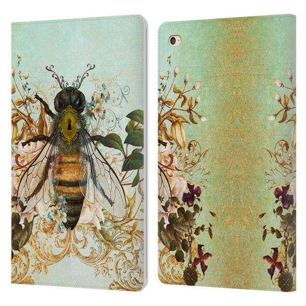 Jena DellaGrottaglia Insects Bee Garden Leather Book Wallet Case Cover For Apple iPad mini 4