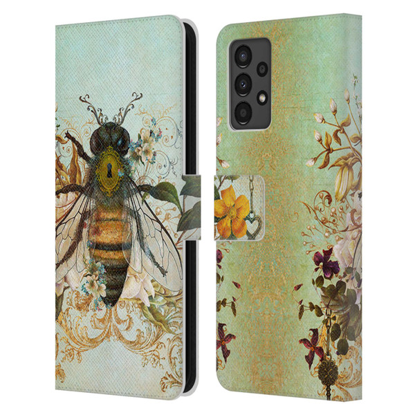 Jena DellaGrottaglia Insects Bee Garden Leather Book Wallet Case Cover For Samsung Galaxy A13 (2022)