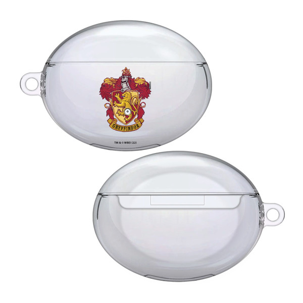 Harry Potter Crests And Shields Gryffindor Clear Hard Crystal Cover Case for Huawei Freebuds 4