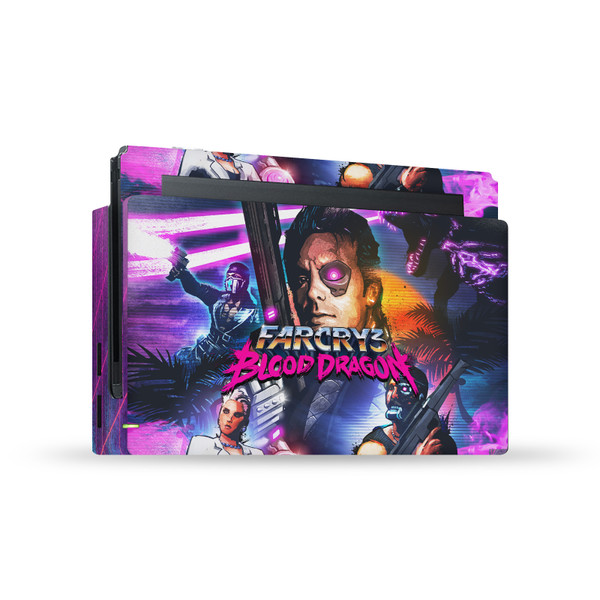 Far Cry 3 Blood Dragon Key Art Cover Vinyl Sticker Skin Decal Cover for Nintendo Switch Console & Dock