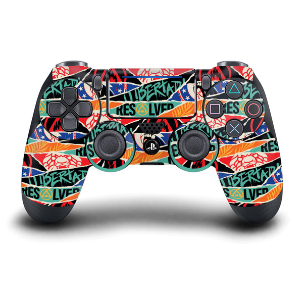 Far Cry 6 Graphics Pattern Vinyl Sticker Skin Decal Cover for Sony DualShock 4 Controller