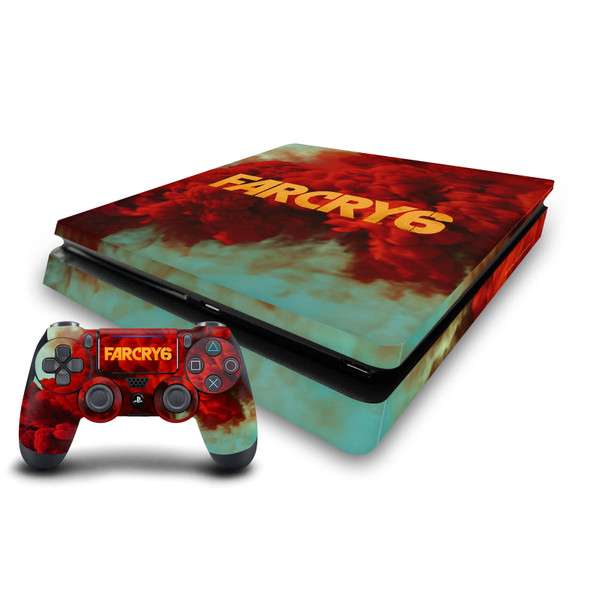 Far Cry 6 Graphics Logo Vinyl Sticker Skin Decal Cover for Sony PS4 Slim Console & Controller