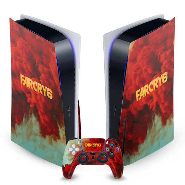 Far Cry 6 Graphics Logo Vinyl Sticker Skin Decal Cover for Sony PS5 Disc Edition Bundle