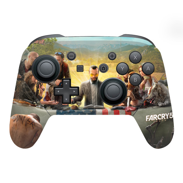 Far Cry Key Art Sinner Vinyl Sticker Skin Decal Cover for Nintendo Switch Pro Controller