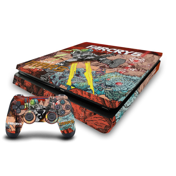 Far Cry Key Art Lost On Mars Vinyl Sticker Skin Decal Cover for Sony PS4 Slim Console & Controller