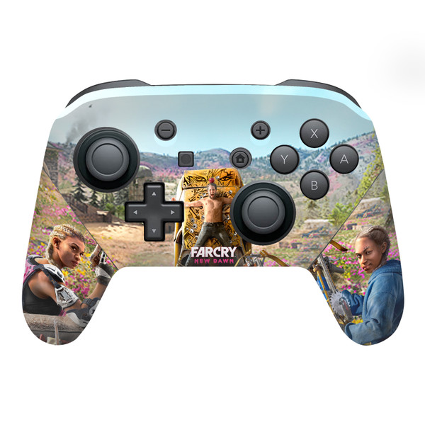Far Cry New Dawn Key Art Twins Couch Vinyl Sticker Skin Decal Cover for Nintendo Switch Pro Controller