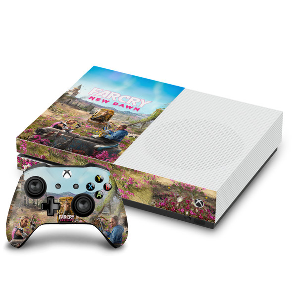 Far Cry New Dawn Key Art Twins Couch Vinyl Sticker Skin Decal Cover for Microsoft One S Console & Controller