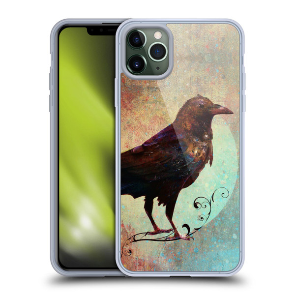 Jena DellaGrottaglia Animals Crow Soft Gel Case for Apple iPhone 11 Pro Max