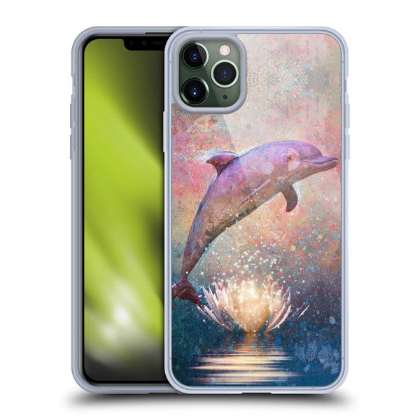 Jena DellaGrottaglia Animals Dolphin Soft Gel Case for Apple iPhone 11 Pro Max