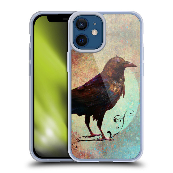 Jena DellaGrottaglia Animals Crow Soft Gel Case for Apple iPhone 12 Mini