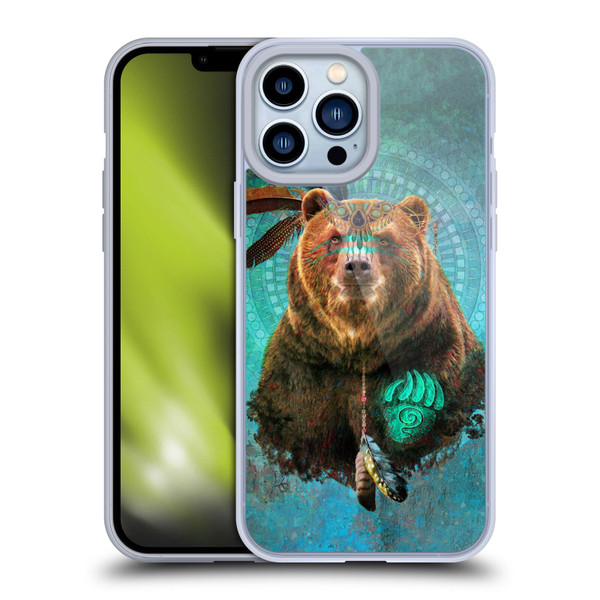Jena DellaGrottaglia Animals Bear Soft Gel Case for Apple iPhone 13 Pro Max & MagSafe