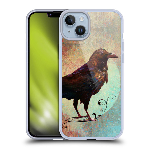Jena DellaGrottaglia Animals Crow Soft Gel Case for Apple iPhone 14 Plus & MagSafe