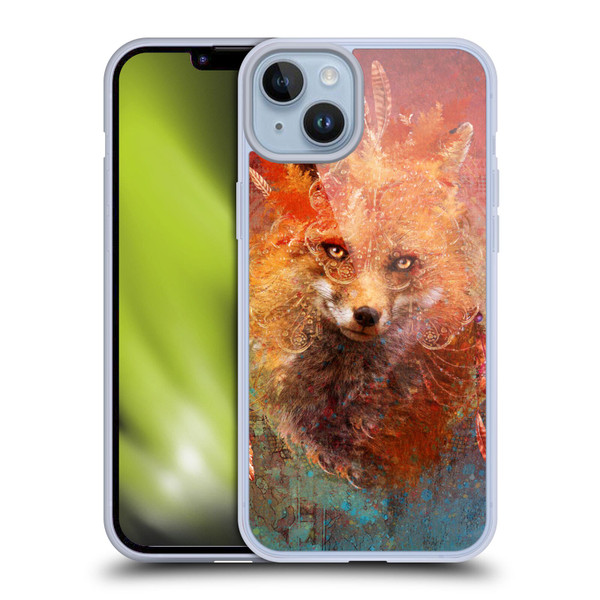 Jena DellaGrottaglia Animals Fox Soft Gel Case for Apple iPhone 14 Plus