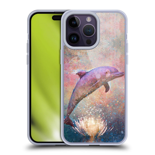 Jena DellaGrottaglia Animals Dolphin Soft Gel Case for Apple iPhone 14 Pro Max