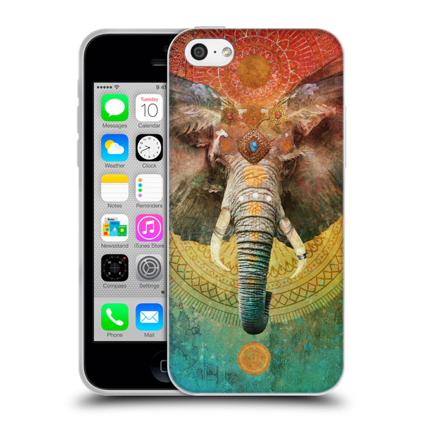 Jena DellaGrottaglia Animals Elephant Soft Gel Case for Apple iPhone 5c