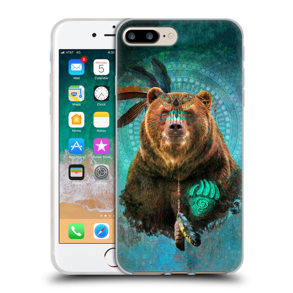 Jena DellaGrottaglia Animals Bear Soft Gel Case for Apple iPhone 7 Plus / iPhone 8 Plus