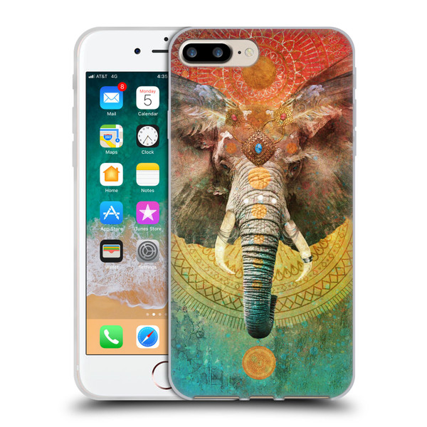 Jena DellaGrottaglia Animals Elephant Soft Gel Case for Apple iPhone 7 Plus / iPhone 8 Plus