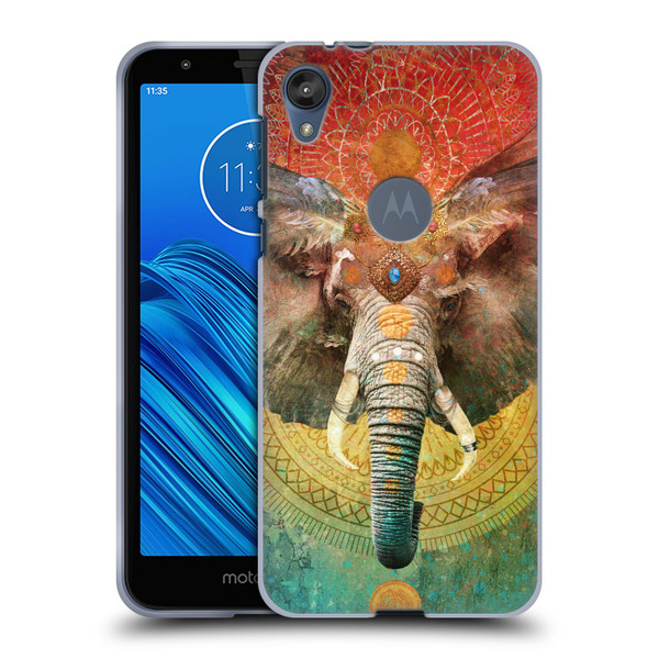 Jena DellaGrottaglia Animals Elephant Soft Gel Case for Motorola Moto E6
