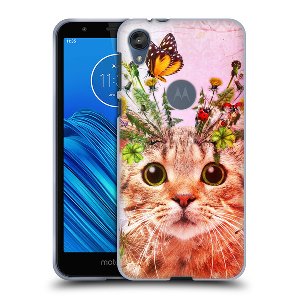 Jena DellaGrottaglia Animals Kitty Soft Gel Case for Motorola Moto E6