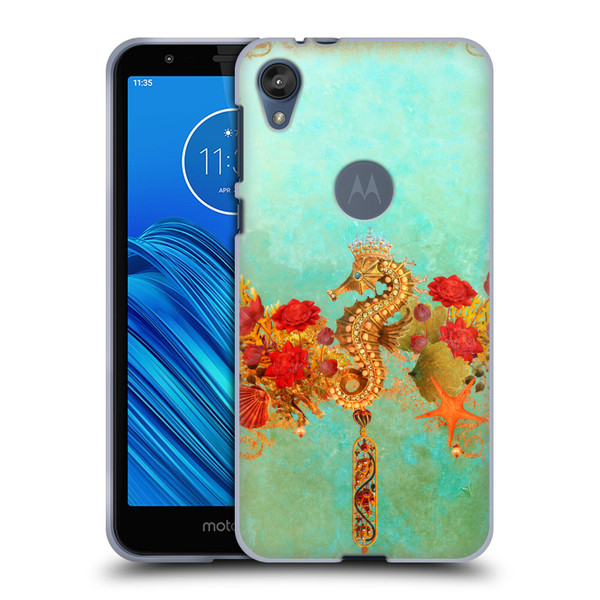 Jena DellaGrottaglia Animals Seahorse Soft Gel Case for Motorola Moto E6