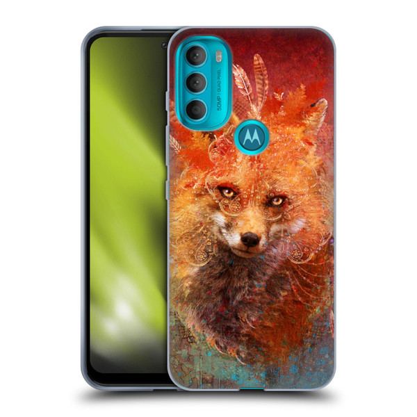 Jena DellaGrottaglia Animals Fox Soft Gel Case for Motorola Moto G71 5G
