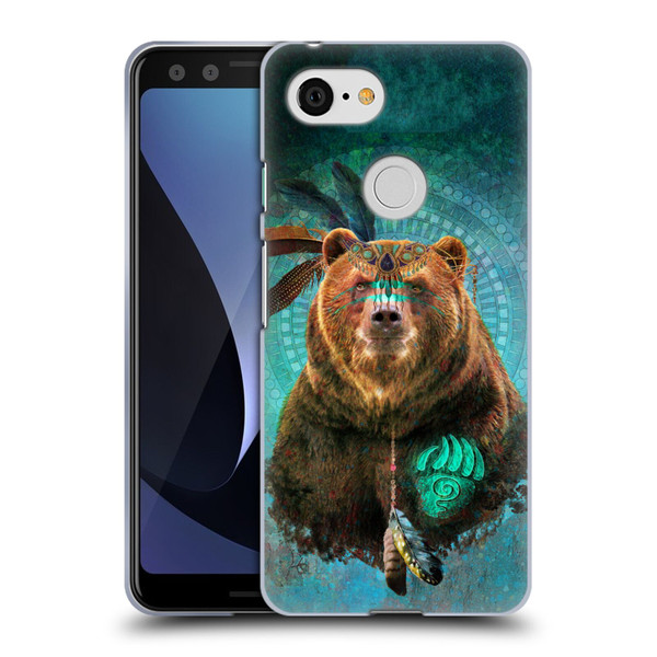 Jena DellaGrottaglia Animals Bear Soft Gel Case for Google Pixel 3