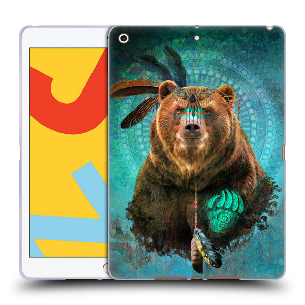 Jena DellaGrottaglia Animals Bear Soft Gel Case for Apple iPad 10.2 2019/2020/2021