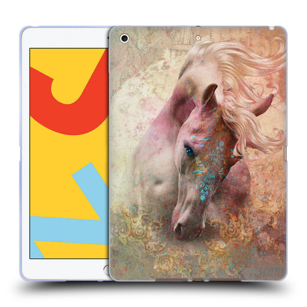 Jena DellaGrottaglia Animals Horse Soft Gel Case for Apple iPad 10.2 2019/2020/2021