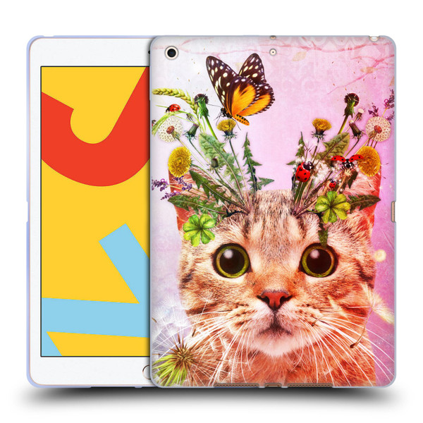 Jena DellaGrottaglia Animals Kitty Soft Gel Case for Apple iPad 10.2 2019/2020/2021