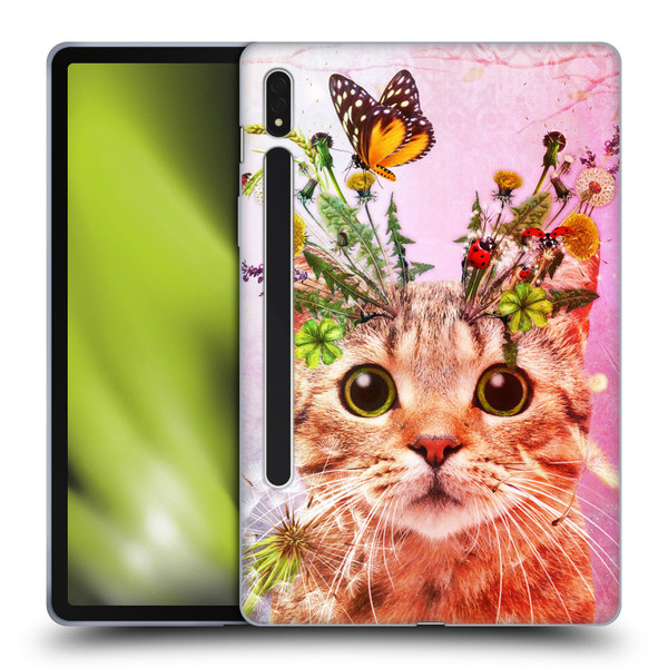 Jena DellaGrottaglia Animals Kitty Soft Gel Case for Samsung Galaxy Tab S8