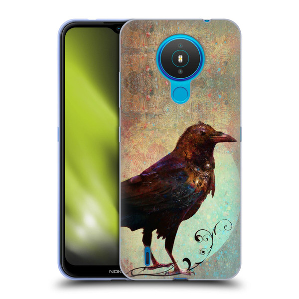 Jena DellaGrottaglia Animals Crow Soft Gel Case for Nokia 1.4
