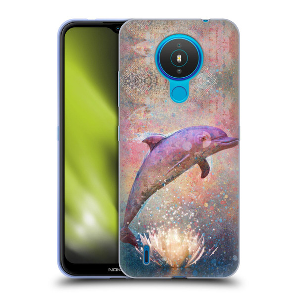 Jena DellaGrottaglia Animals Dolphin Soft Gel Case for Nokia 1.4