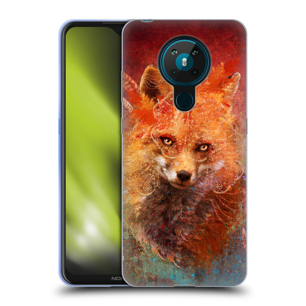 Jena DellaGrottaglia Animals Fox Soft Gel Case for Nokia 5.3