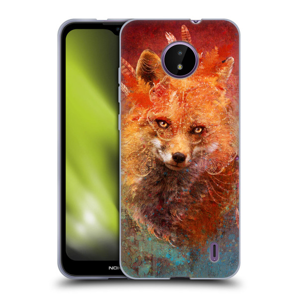 Jena DellaGrottaglia Animals Fox Soft Gel Case for Nokia C10 / C20