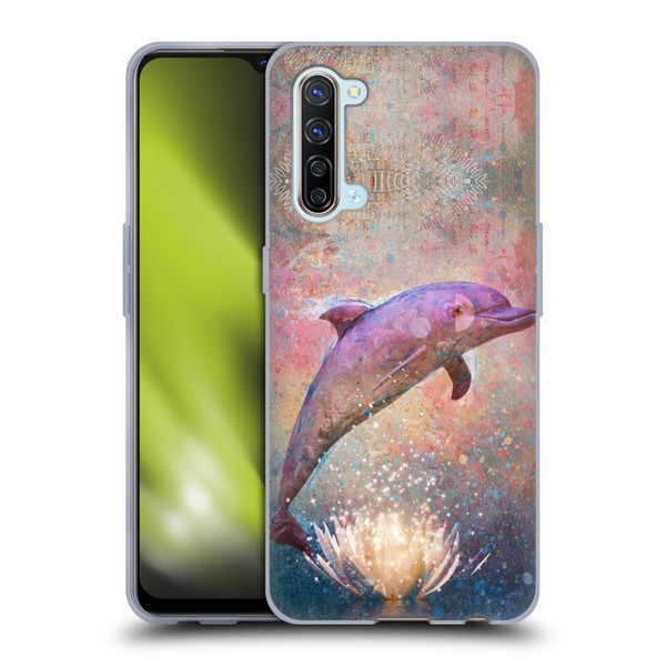 Jena DellaGrottaglia Animals Dolphin Soft Gel Case for OPPO Find X2 Lite 5G