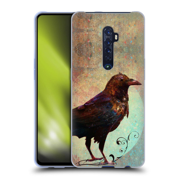 Jena DellaGrottaglia Animals Crow Soft Gel Case for OPPO Reno 2