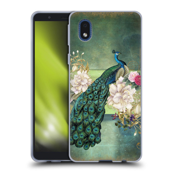 Jena DellaGrottaglia Animals Peacock Soft Gel Case for Samsung Galaxy A01 Core (2020)