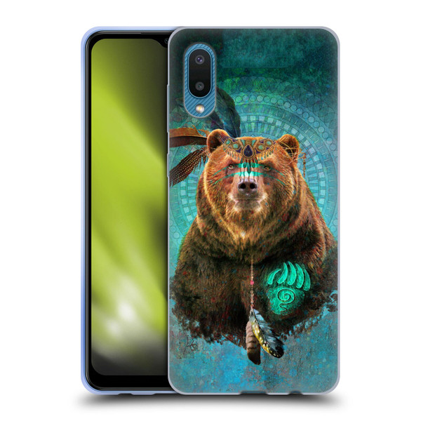 Jena DellaGrottaglia Animals Bear Soft Gel Case for Samsung Galaxy A02/M02 (2021)