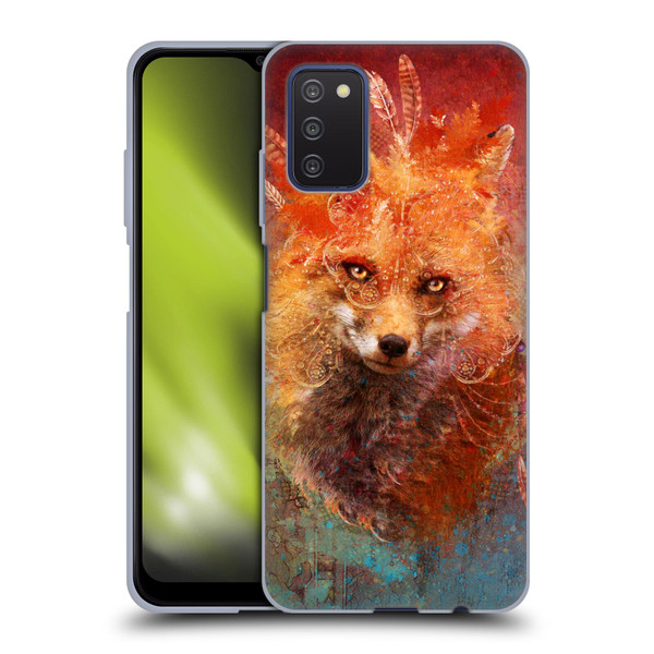 Jena DellaGrottaglia Animals Fox Soft Gel Case for Samsung Galaxy A03s (2021)