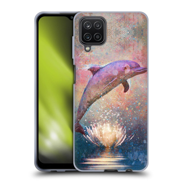 Jena DellaGrottaglia Animals Dolphin Soft Gel Case for Samsung Galaxy A12 (2020)