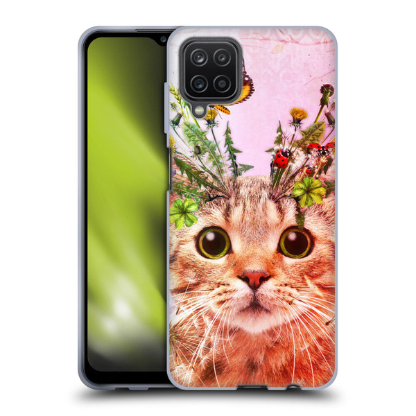 Jena DellaGrottaglia Animals Kitty Soft Gel Case for Samsung Galaxy A12 (2020)