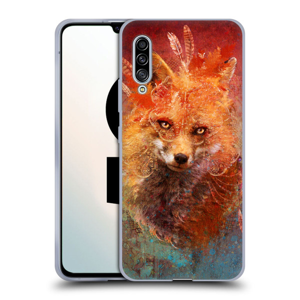 Jena DellaGrottaglia Animals Fox Soft Gel Case for Samsung Galaxy A90 5G (2019)