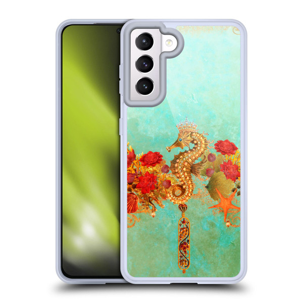 Jena DellaGrottaglia Animals Seahorse Soft Gel Case for Samsung Galaxy S21 5G