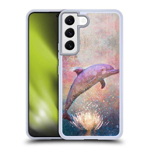 Jena DellaGrottaglia Animals Dolphin Soft Gel Case for Samsung Galaxy S22 5G