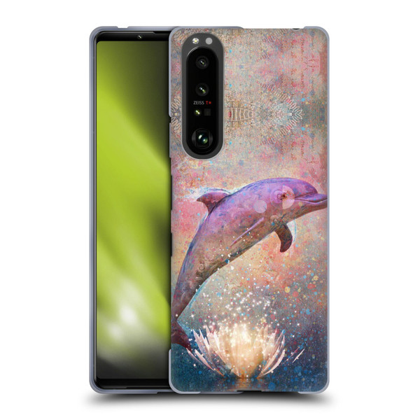 Jena DellaGrottaglia Animals Dolphin Soft Gel Case for Sony Xperia 1 III