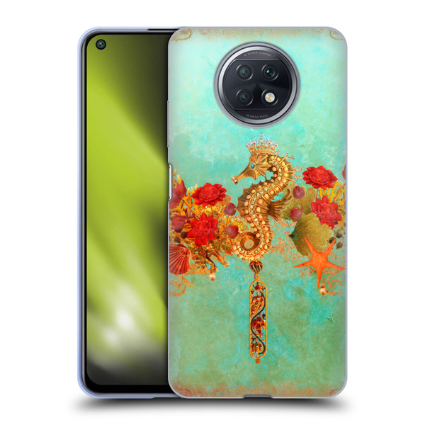 Jena DellaGrottaglia Animals Seahorse Soft Gel Case for Xiaomi Redmi Note 9T 5G