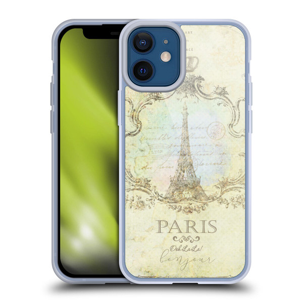 Jena DellaGrottaglia Assorted Paris My Embrace Soft Gel Case for Apple iPhone 12 Mini