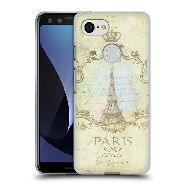 Jena DellaGrottaglia Assorted Paris My Embrace Soft Gel Case for Google Pixel 3
